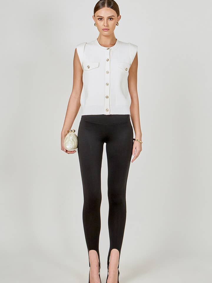 Gilet débardeur boutonné pour la vente par Endless Rose