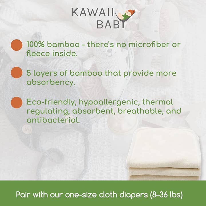 KaWaii Baby Diapers - Wholesale Diaper (Cloth) - Baby - KaWaii Baby One Size Heavy Duty HD3 Cloth Diaper19