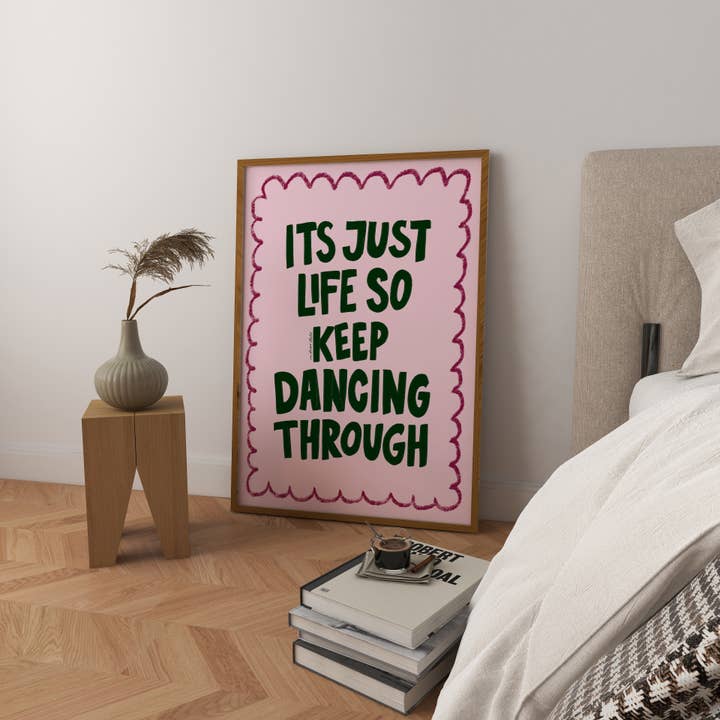 Dancing Through Life Art Print for wholesale by RM Decor Studio