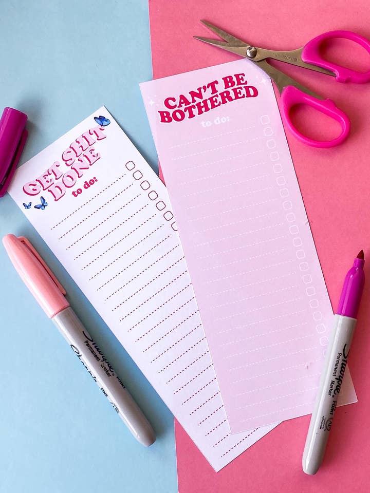 Elenco delle cose da fare dei taccuini Duo Pack Get Shit Done & Can't Be Both per la vendita all'ingrosso da parte di Nevele Official