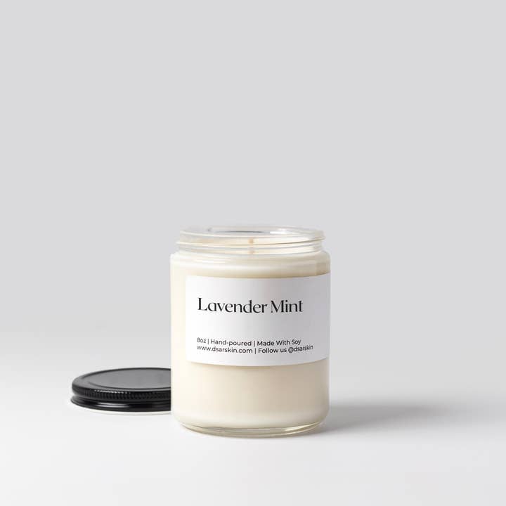 Dsarskin - Wholesale Jar/Filled Candle - Lavender Mint 8 oz1