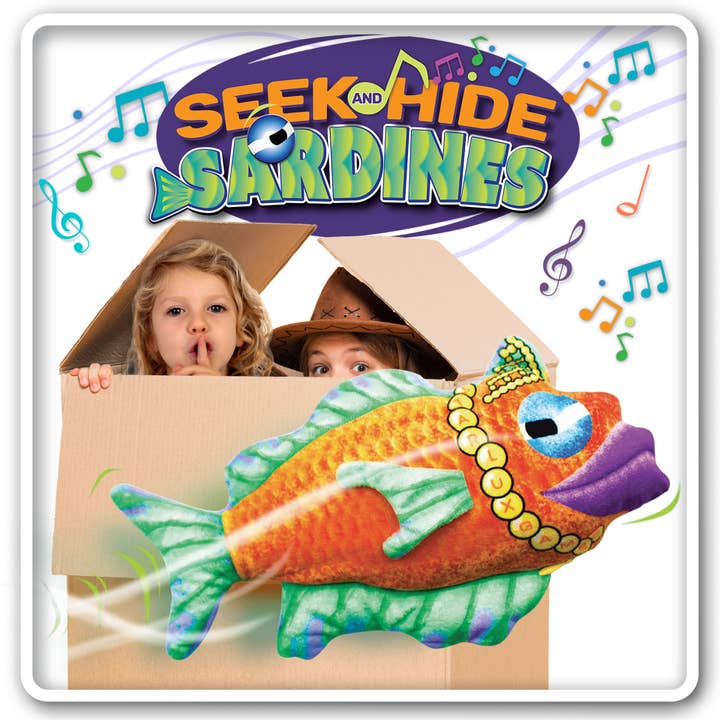 Hide and Seek Sardines - A Singing Plushy & Indoor Game Set for wholesale by Starlux Games