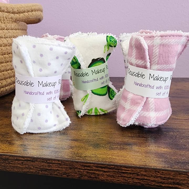 Reusable Makeup Remover Pads for wholesale by Bubbly Ducky
