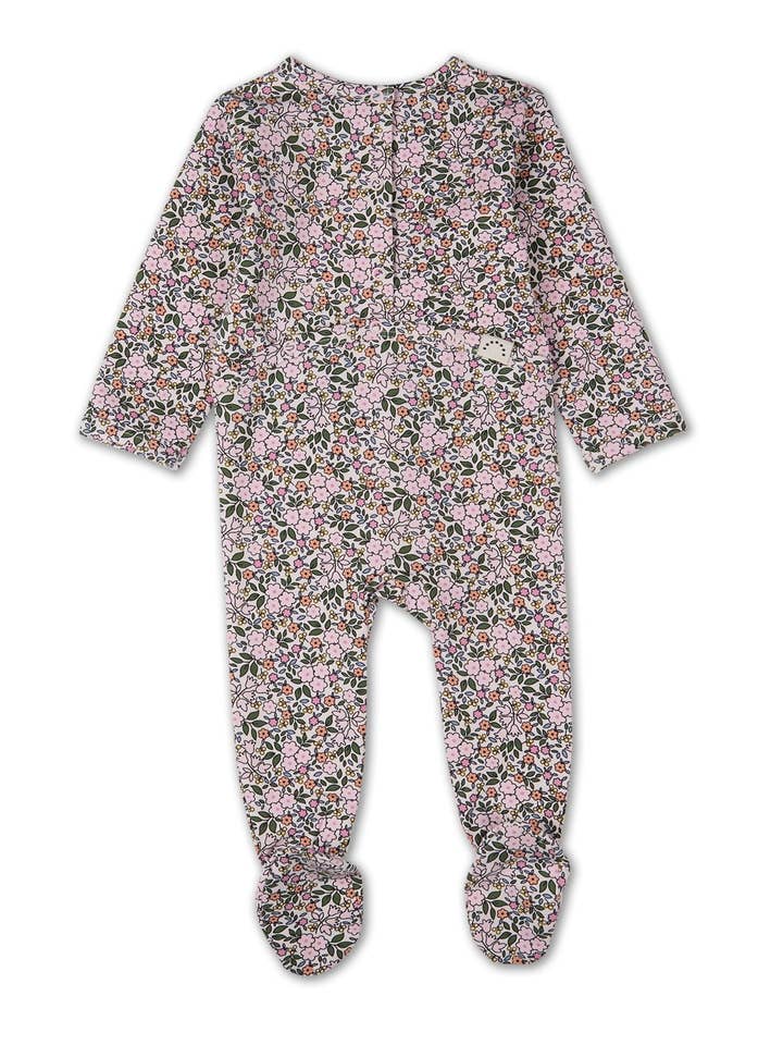 Pink Multi Kaleidoscope Bouquet Footie for wholesale on Faire1