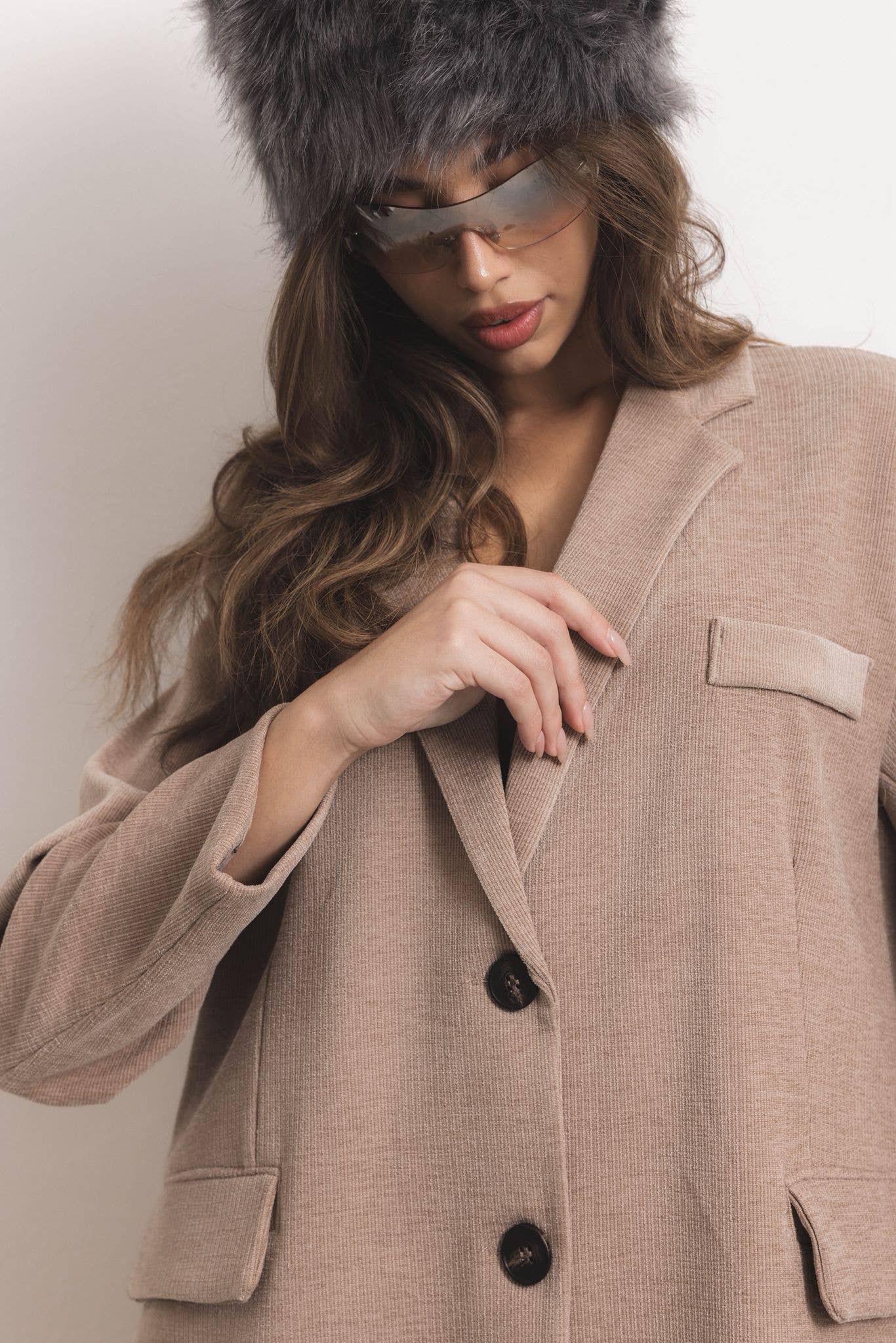 ADORA - Vente Blazer – femme - Blazer en velours de coton3