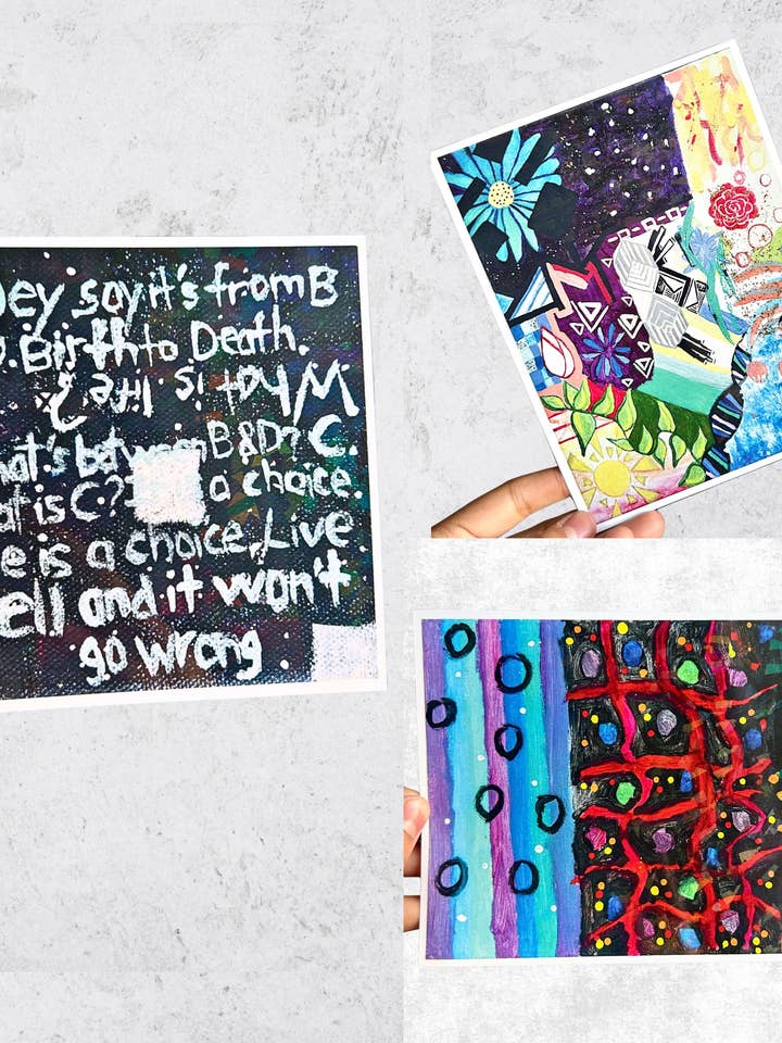 Holographic 5x7 Prints Bundle for wholesale by Anuradha X Art