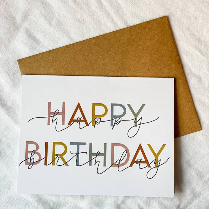 Detty Designs – wholesale Birthday card – Happy Birthday Card | Modern Birthday Card