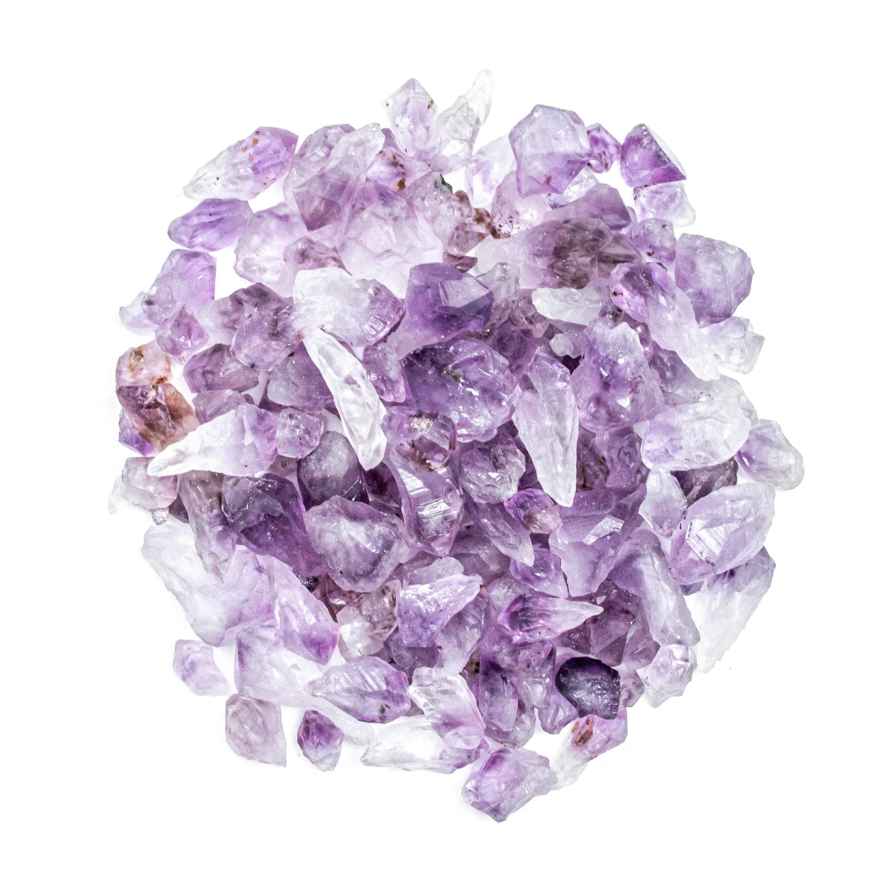 Tree of Life Gems - Wholesale Spiritual Stone/Crystal - NEW! Raw Amethyst Points Bulk, Small Gems, Rock Lover Gift,4