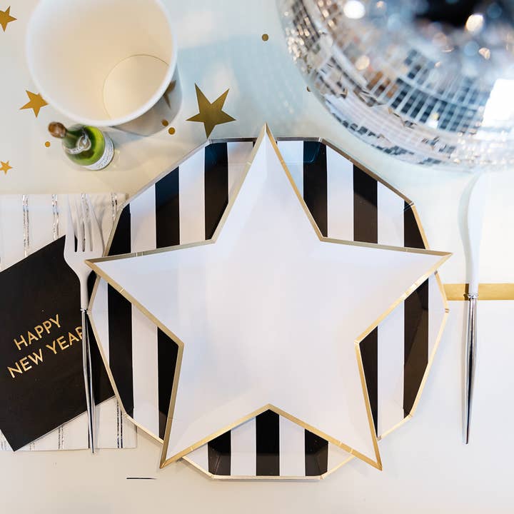 Bonjour Fête - Wholesale Disposable Napkin - HAPPY NEW YEAR COCKTAIL NAPKINS
