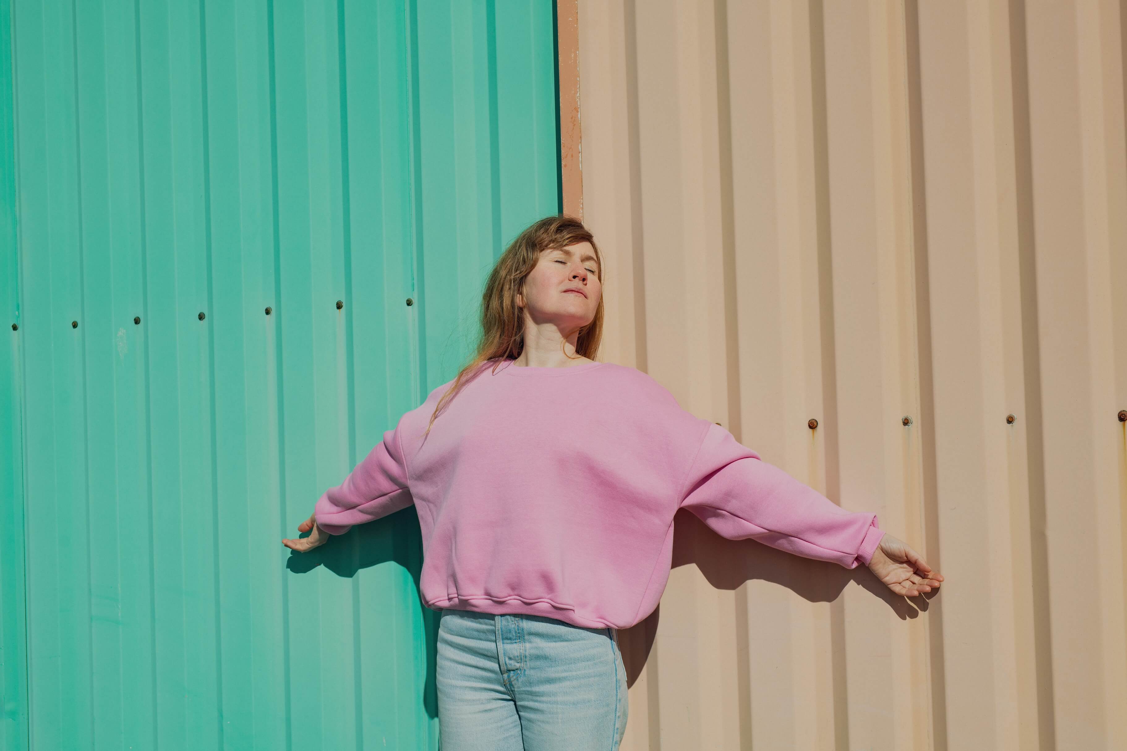 Ayuna - Wholesale Hoodie - Women's - Women's Cotton Sweatshirt - Prism Pink3