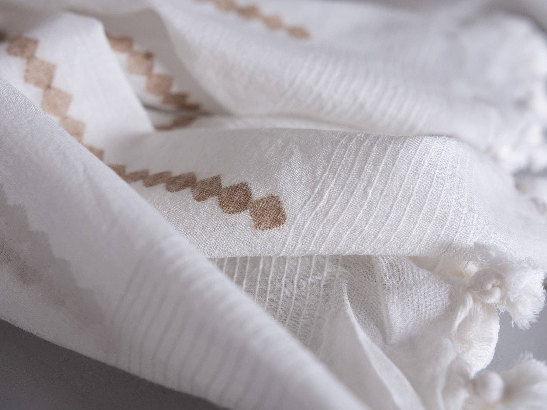 Storie – wholesale Scarf – Women's – Dupatta Shawl, White Ghicha4