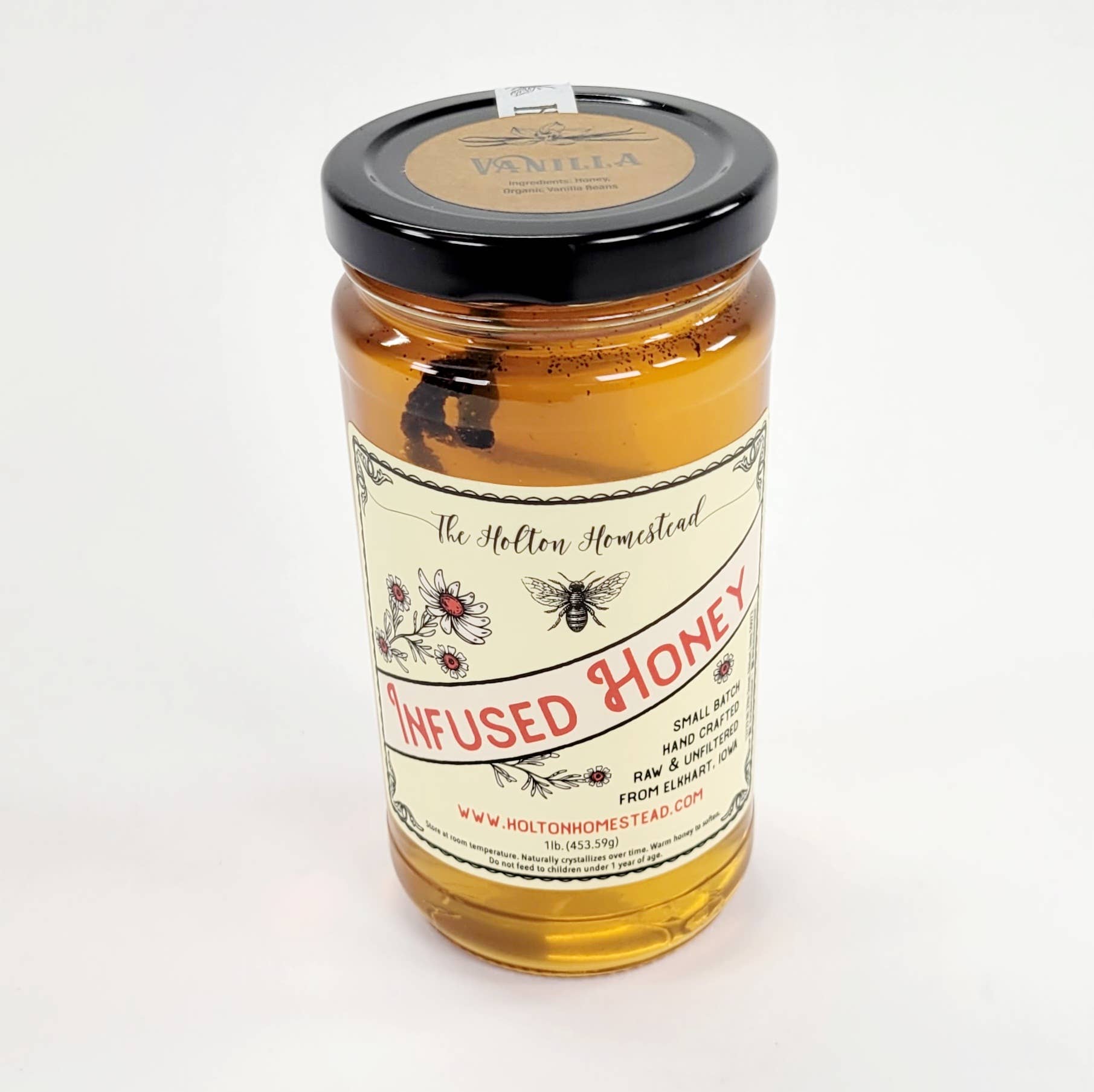 The Holton Homestead - Vente Miel - Miel infusé à la vanille4