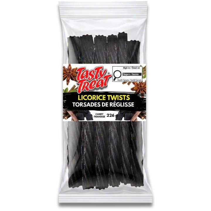 Licorice Twists 226g for wholesale by Tasty Treat