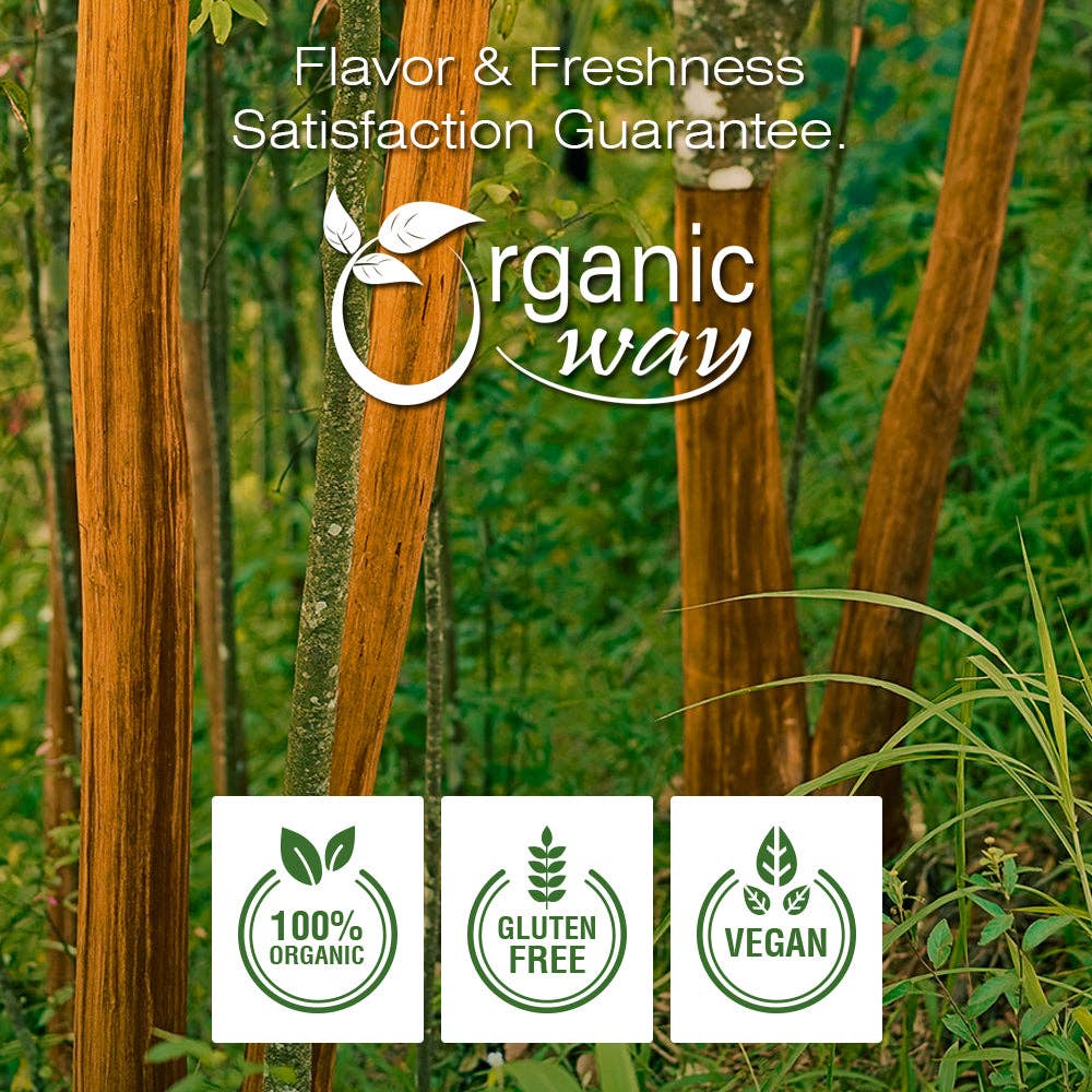 Organic Way LLC - Wholesale Dried Spice - Premium Cinnamon Cassia Powder (Cinnamomum cassia) - Adds Flavour & Aroma | Kosher Certified | Vegan | Raw, Non GMO & Gluten Free | USDA Certified | Origin - India7