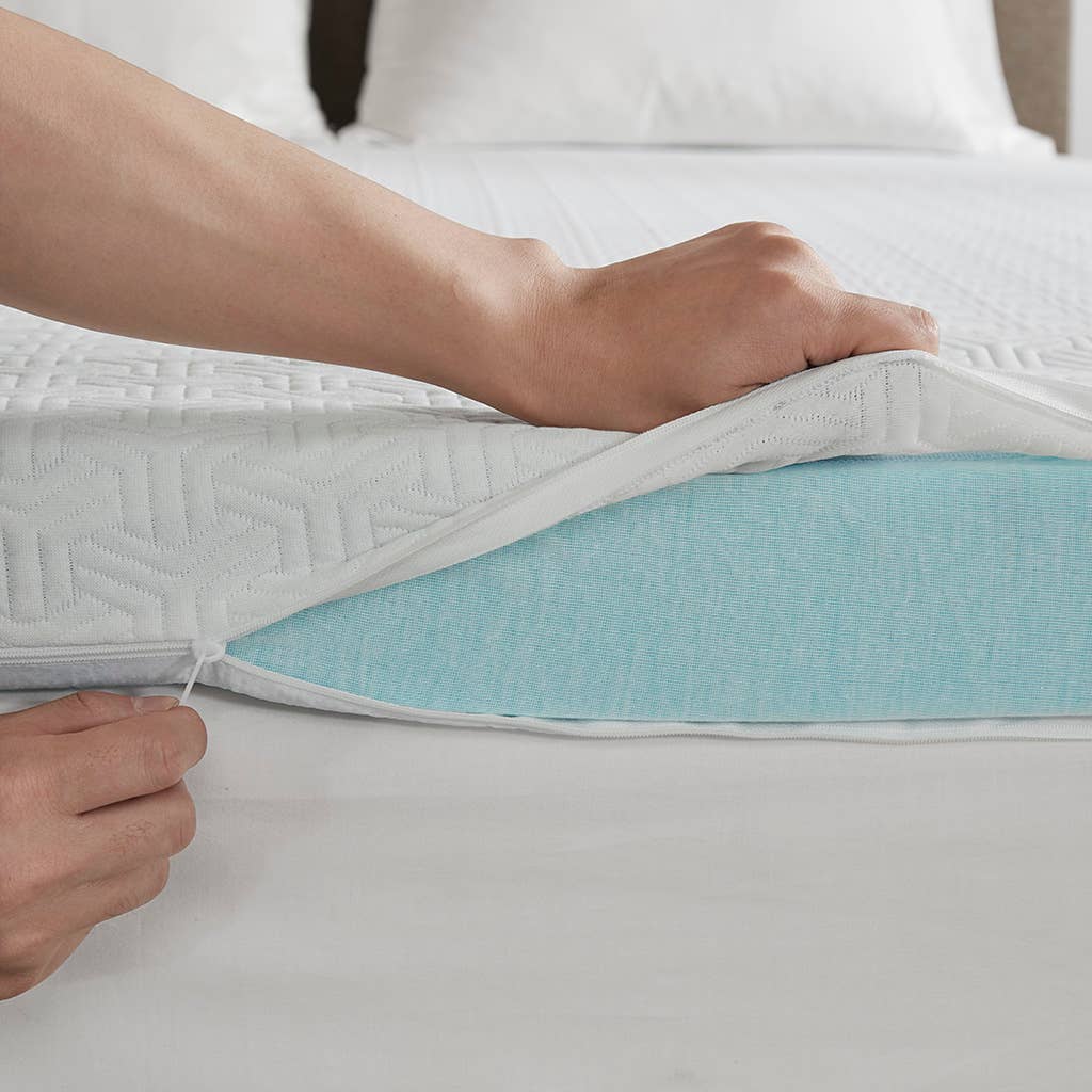 Olliix - Wholesale Mattress Pad/Protector - 3M Scotchgard Gel Memory Foam Mattress Topper 2"/3"/4"15