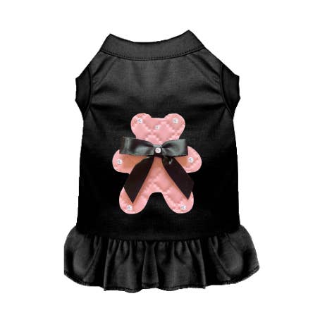 Pearl Quilted Bear Dog Dress for wholesale by Bark Fifth Avenue
