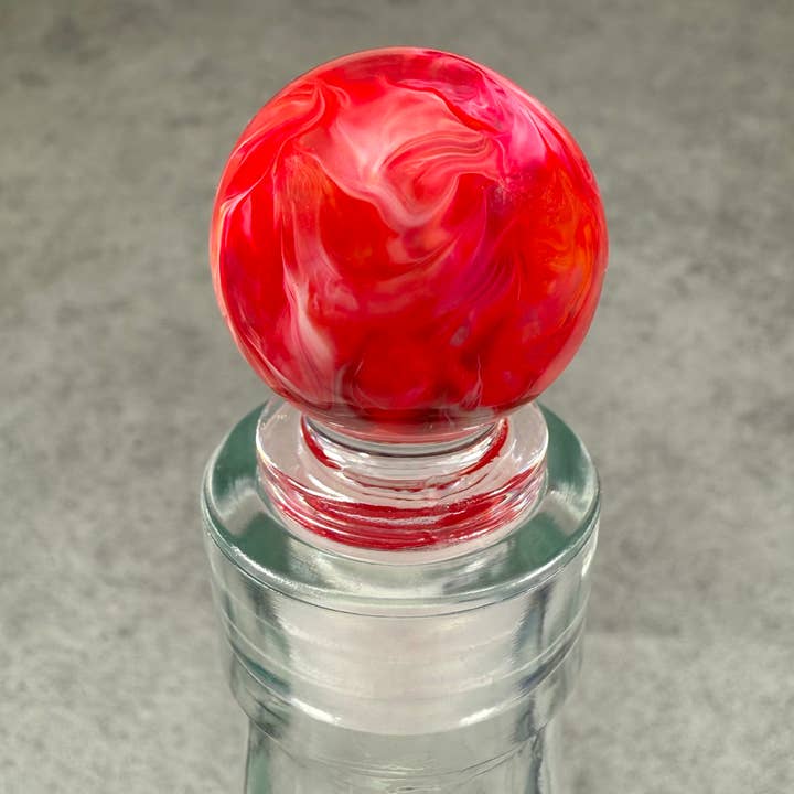 Lake Superior Agate Wine Stopper for wholesale by Madison Marti Designs