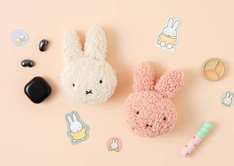 K-Wonderland - Vendita all'ingrosso Astuccio - Donna - Portafoglio multiuso Miffy Fluffy 3D Face3