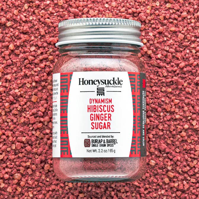 Hibiscus Ginger Sugar - Single Origin Spice Blend Collab for wholesale by Burlap & Barrel