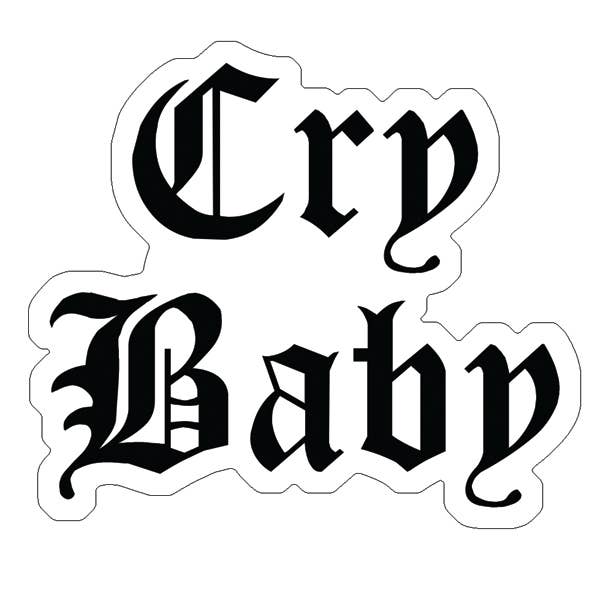 Vinyl Sticker • CRY BABY for wholesale by High Jimmie