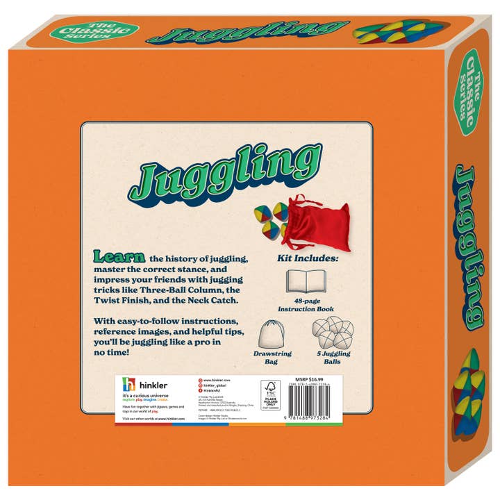 Hinkler USA - Wholesale Toy Set - Kids - Retro Box Learn Juggling5