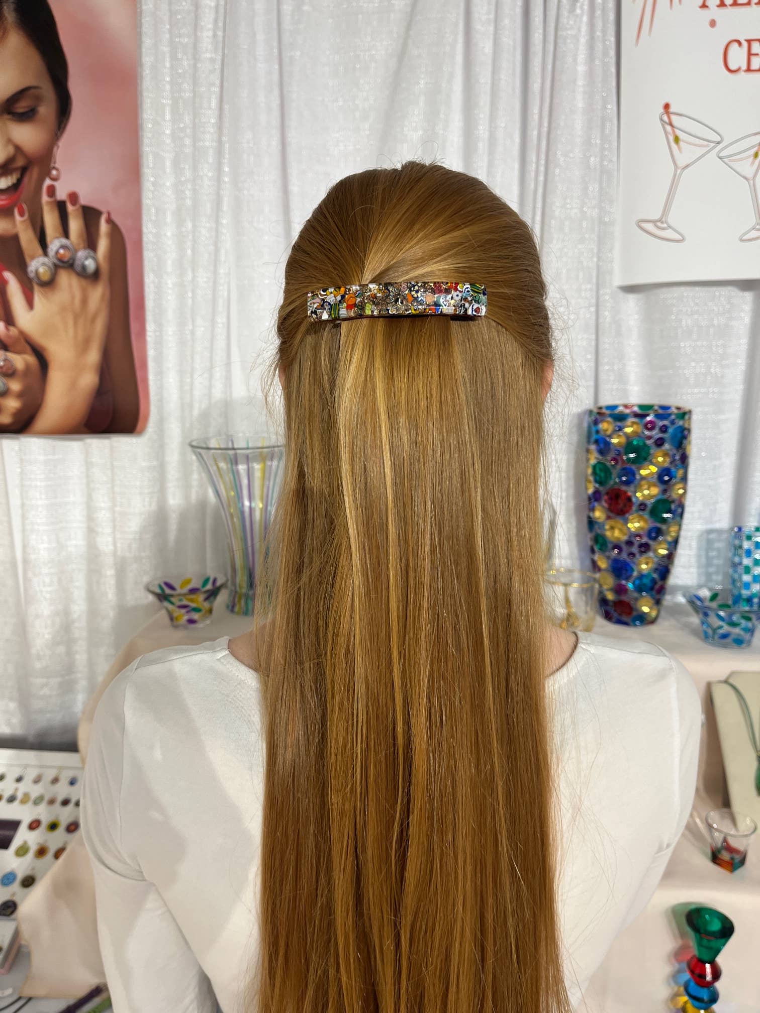 Alice Sturzinger LLC – Großhandel Haarspange – Damen – Murano-Glas-Haarspange - Mehrfarbige Optionen5