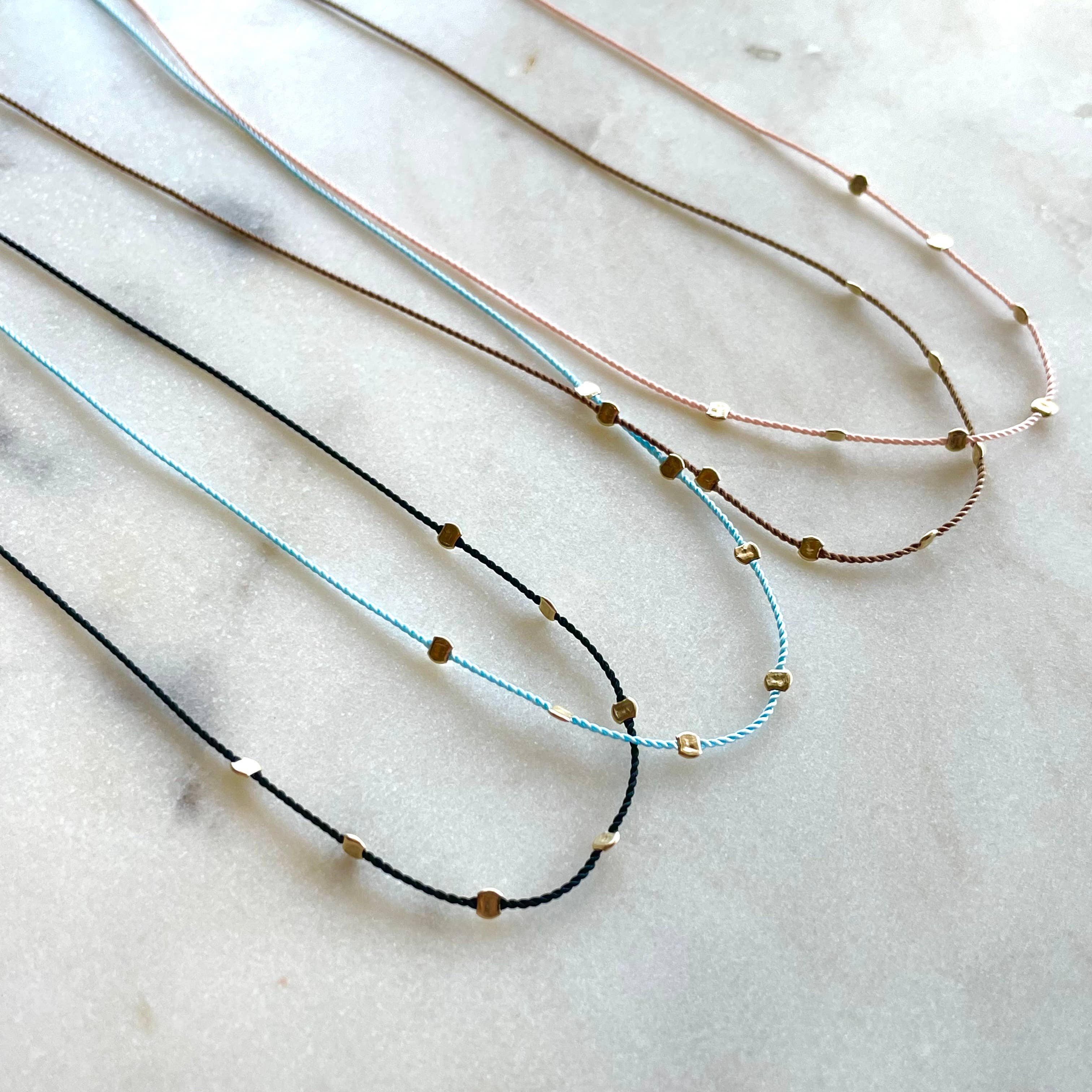 Soulsilk - Wholesale Beaded/Pearl Necklace - Gold Studs Necklace6