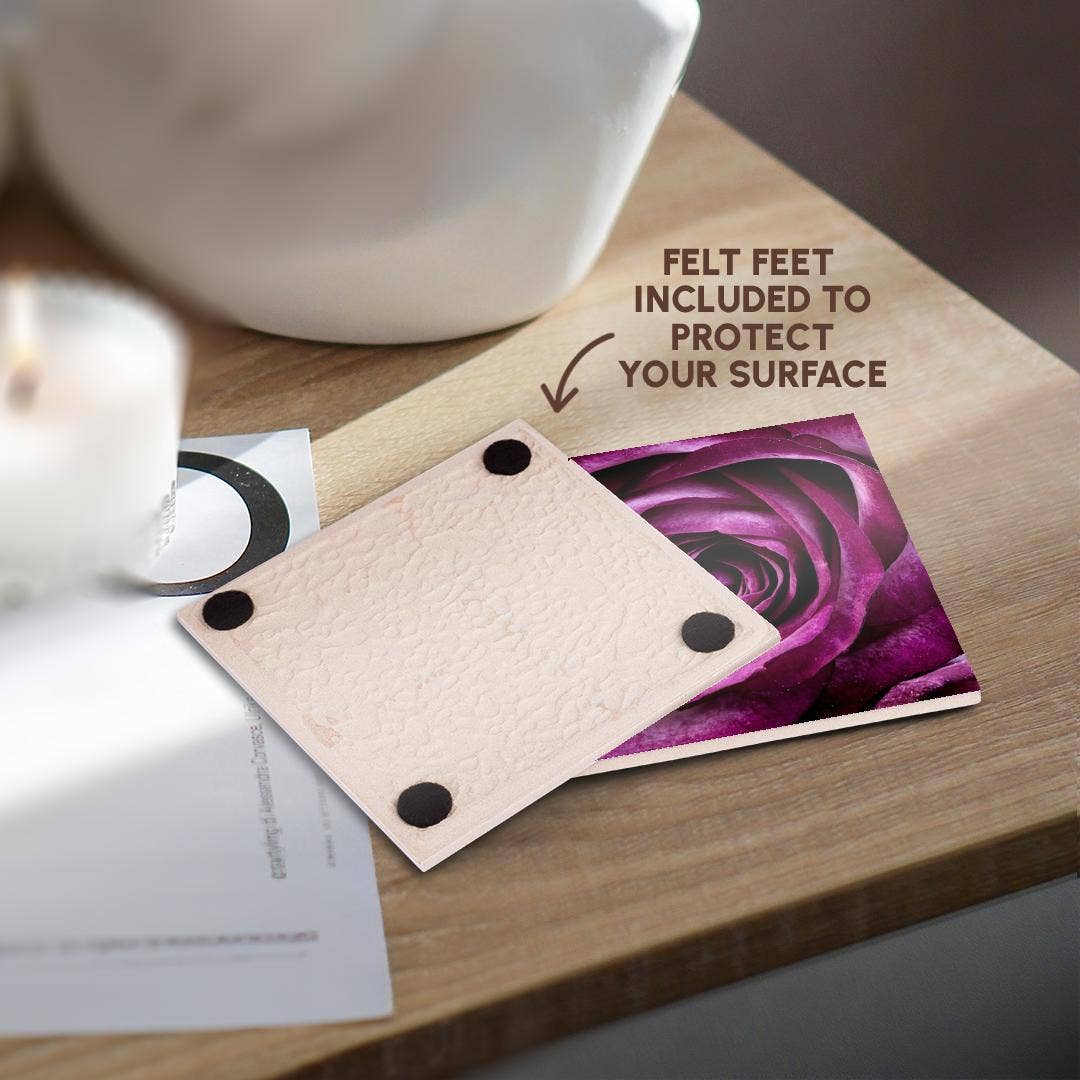 3dRose – Engroshandel Bordskånere – 3dRose, Billede af Makro Blommefarvet Rose Med Alle Dens Lag, Bordskåner3