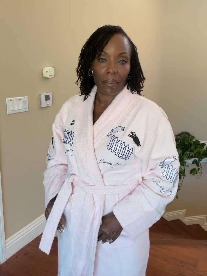 Sleeping Beauty Long Terry Loop Bathrobe for wholesale by Aegean Apparel