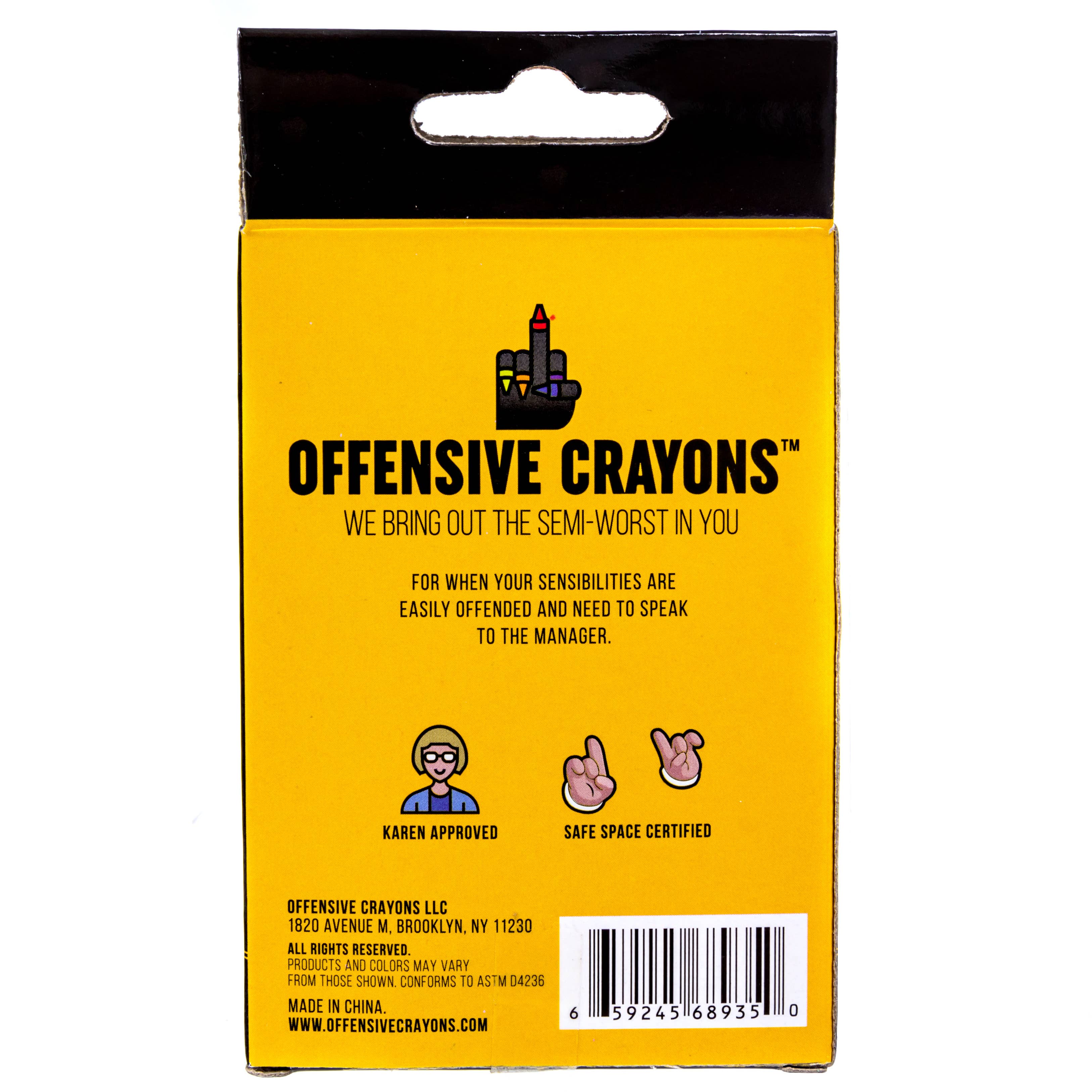 MilkToast Brands - Wholesale Crayons - Kids & Baby - Offensive-ISH Crayons1