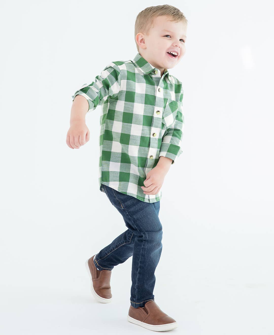RuffleButts + RuggedButts - Wholesale Jeans - Kids - Boys Medium Wash Denim Jeans3