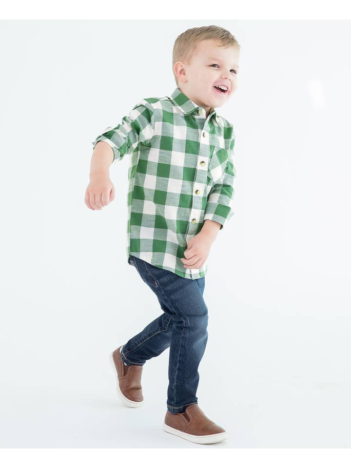 RuffleButts + RuggedButts - Wholesale Jeans - Kids - Boys Medium Wash Denim Denim Jeans
3