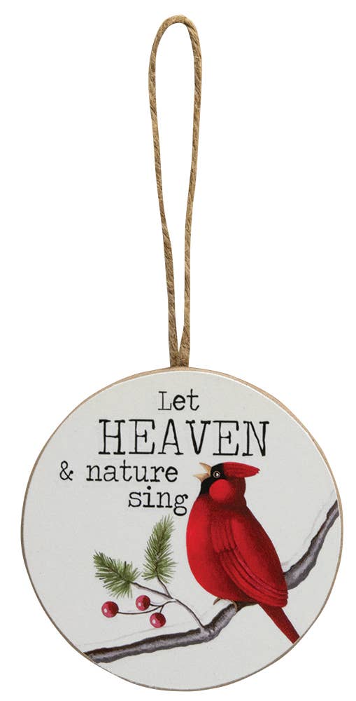 The Hearthside Collection - Wholesale Ornament Set - Heaven & Nature Sing Christmas Ornament, 3 Assorted4