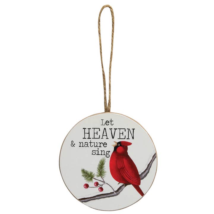 The Hearthside Collection - Wholesale Ornament Set - Heaven & Nature Sing Christmas Ornament, 3 Assorted4