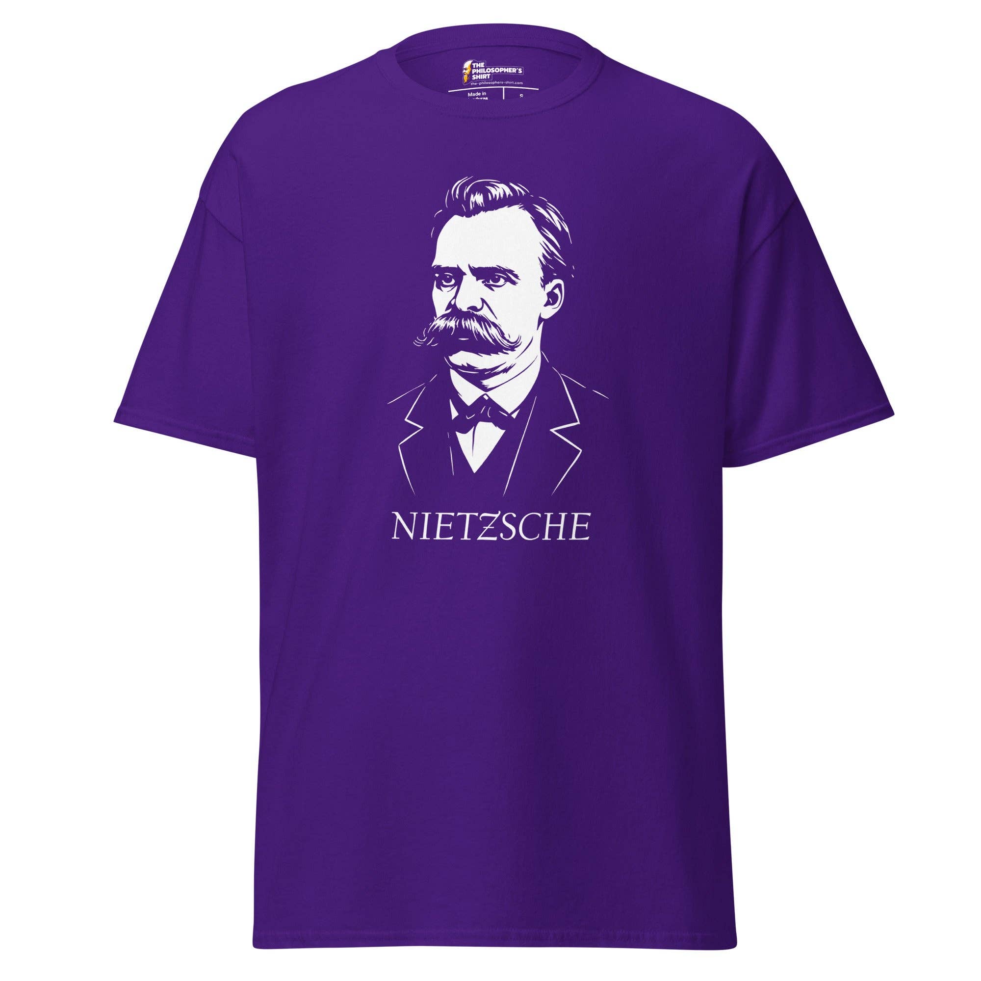 The Philosopher's Shirt – T-shirt estampada - Unissexo por atacado – Nietzsche - T-Shirt Clássica Unissexo3