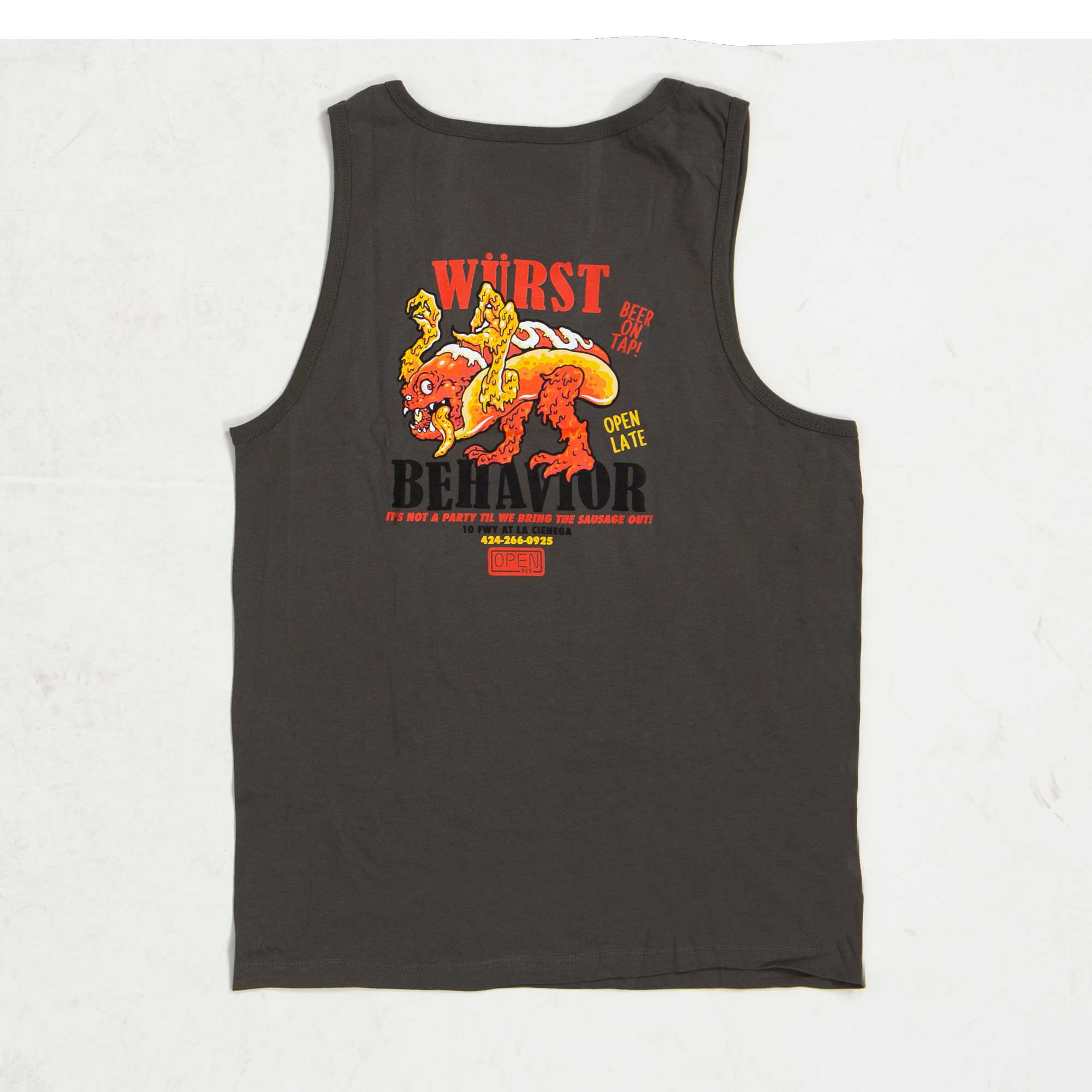 Open925 - Wholesale Tank Top - Men's - Wurst Monster Tank Grey0