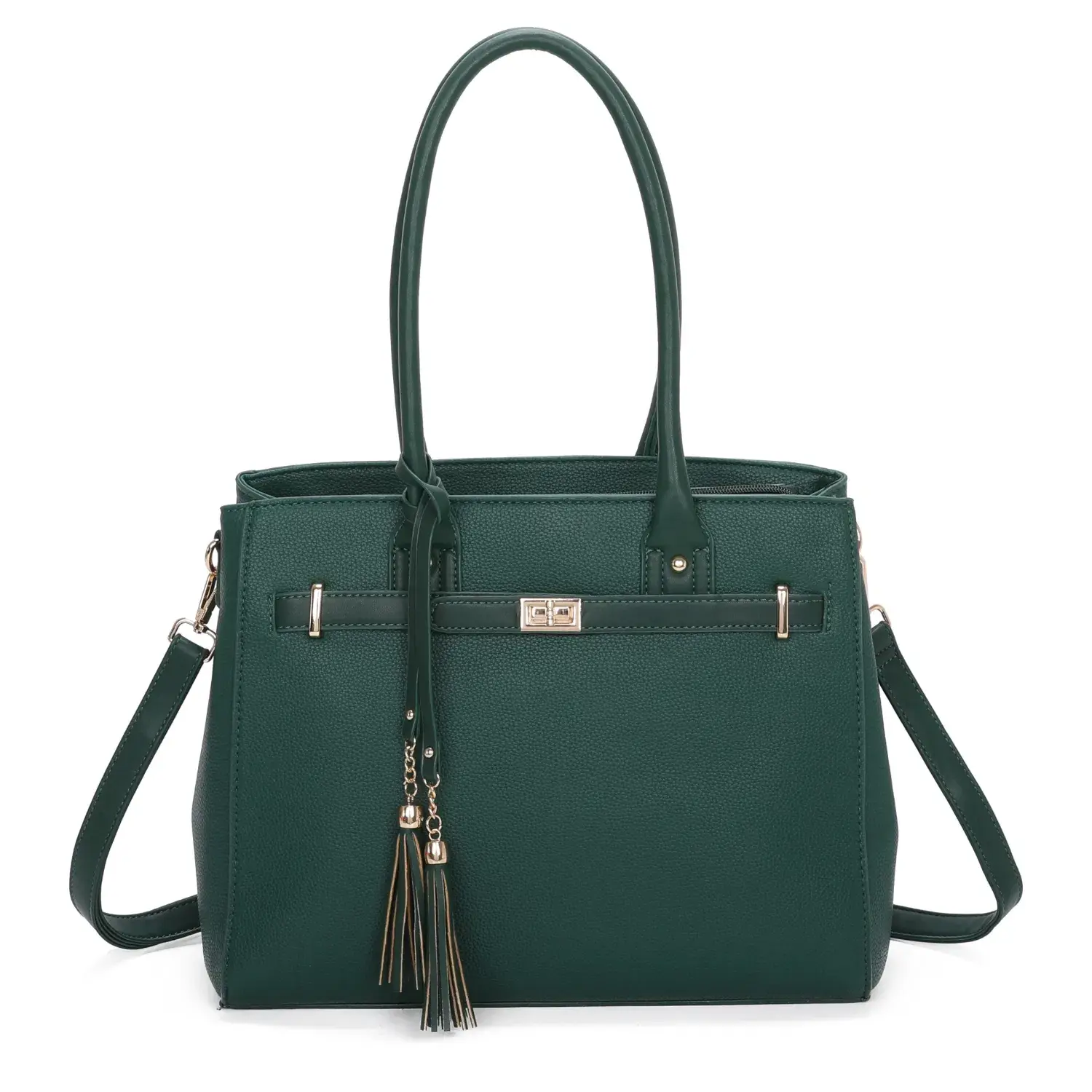 Superbia - Wholesale Handtas met handvat - Dames - Superbia grote tweekleurige draagtas met kwastje aan de voorkant, A4, 931411