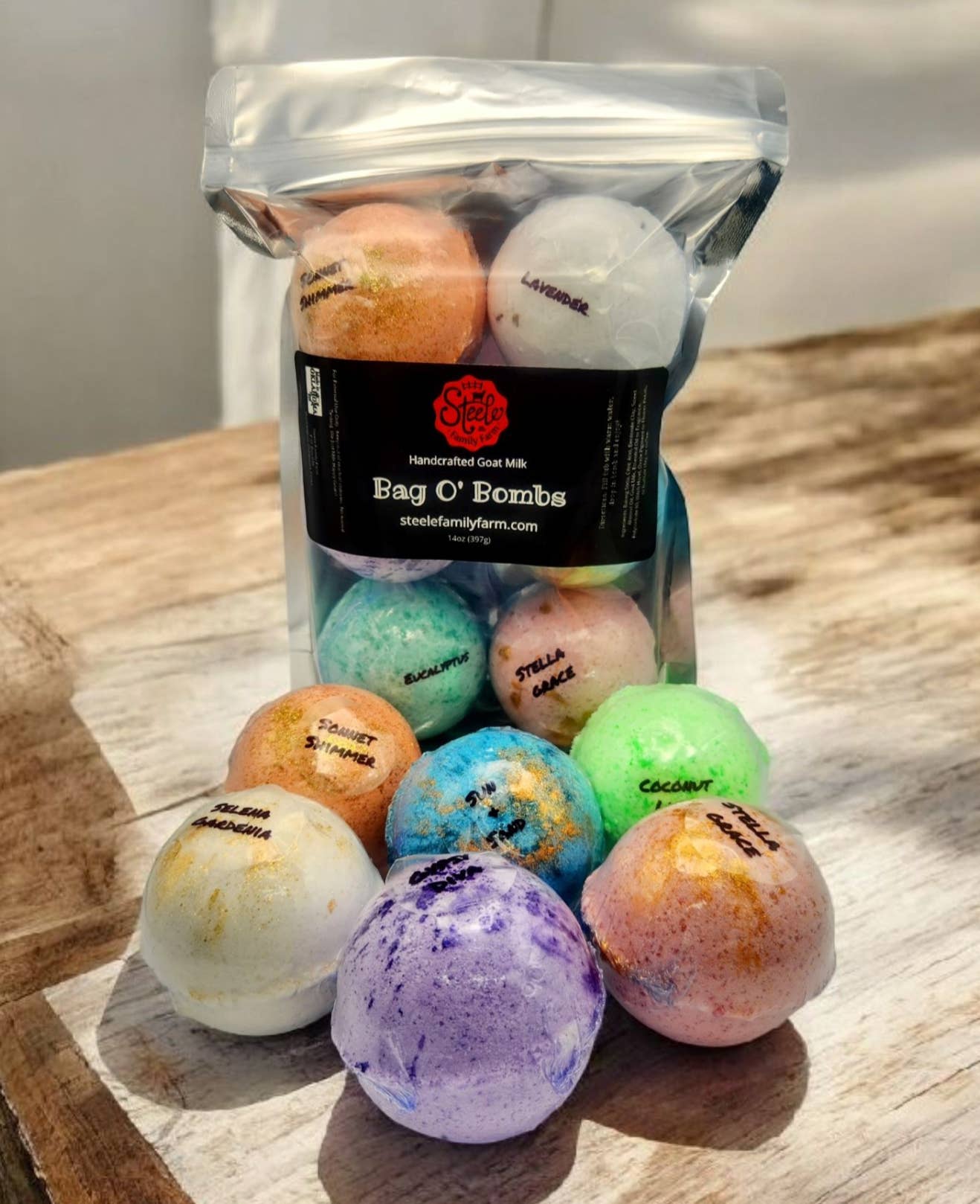 Steele Family Farm – wholesale Bath bomb/fizz – Bag O Bombs Bath