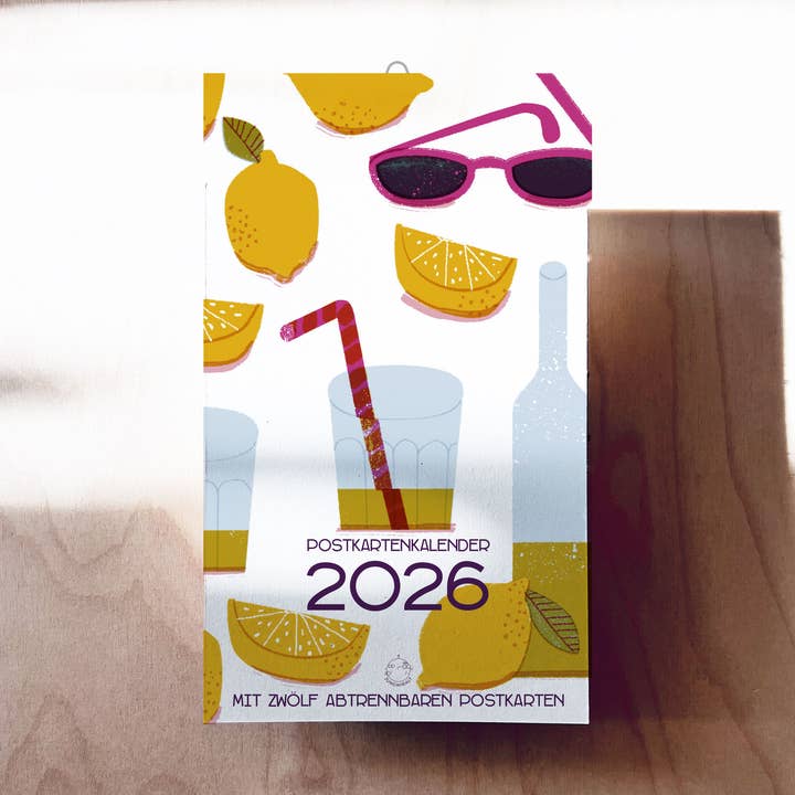 2026 Dolce Far Niente Postkartenkalender DIN A6 für den Großhandel von jungwiealt