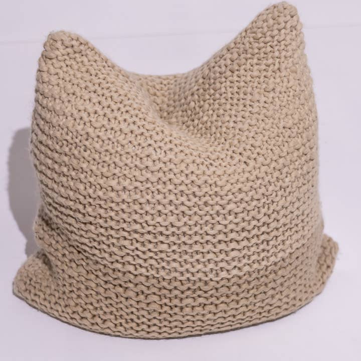 BHD HOME - Wholesale Chair cushion - Crochet Natural and Beige Knotted 65 x 65cm4