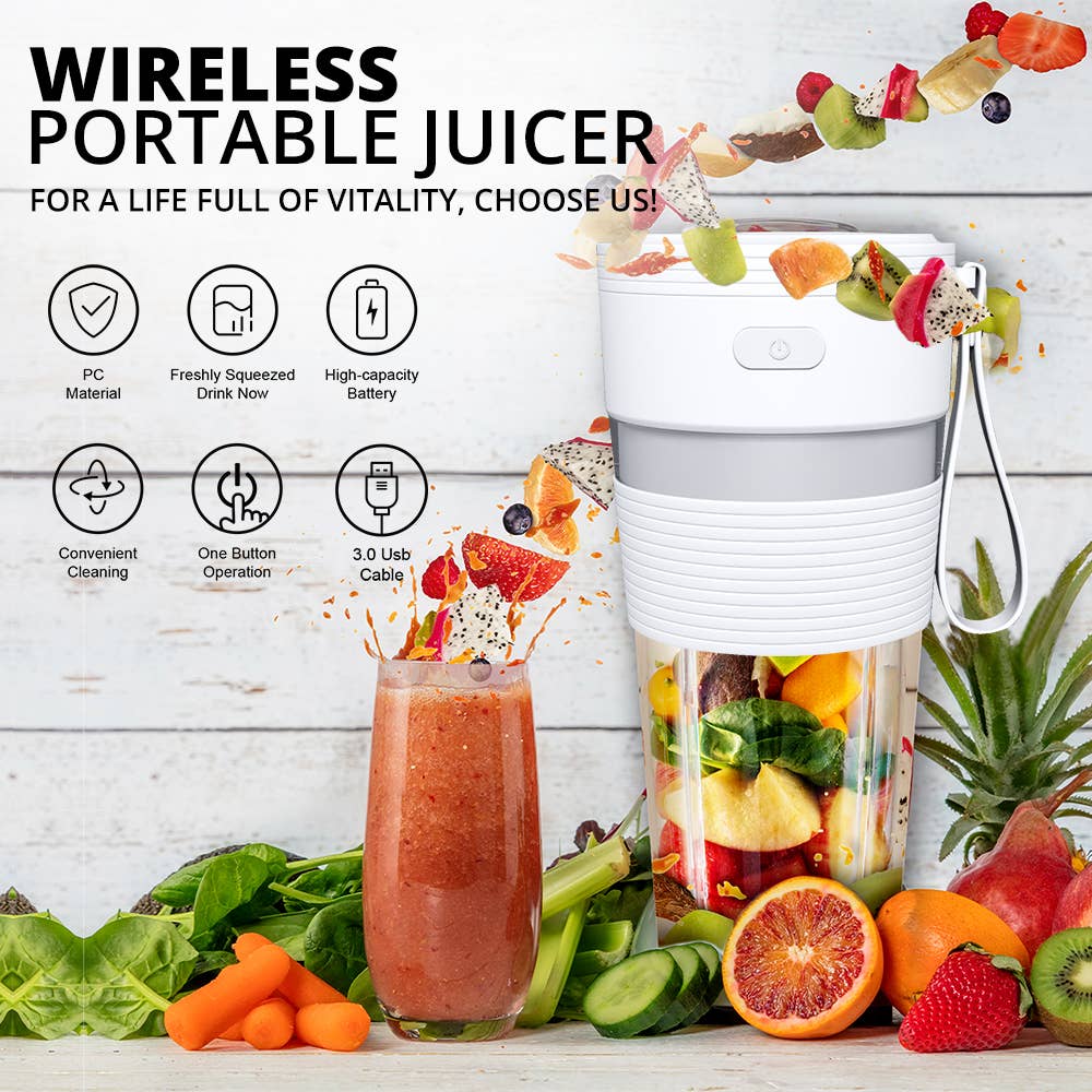 WBM LLC – wholesale Blender – WBM Smart Portable Juicer Blender (1200mAh) - 300 ml3