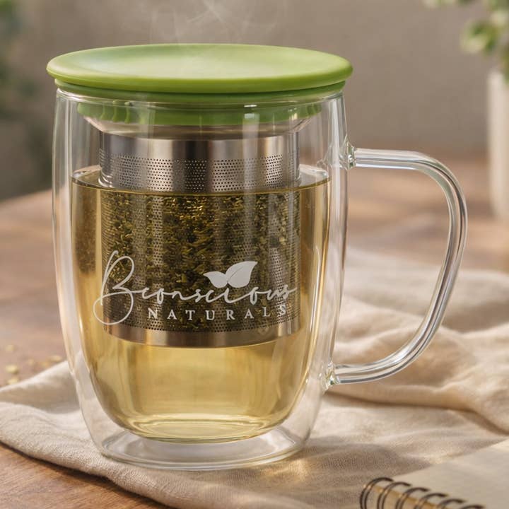 Premium glas te-infuserkrus – den ultimative tekammerat til hverdagen for engroshandel hos bconsciousnaturals