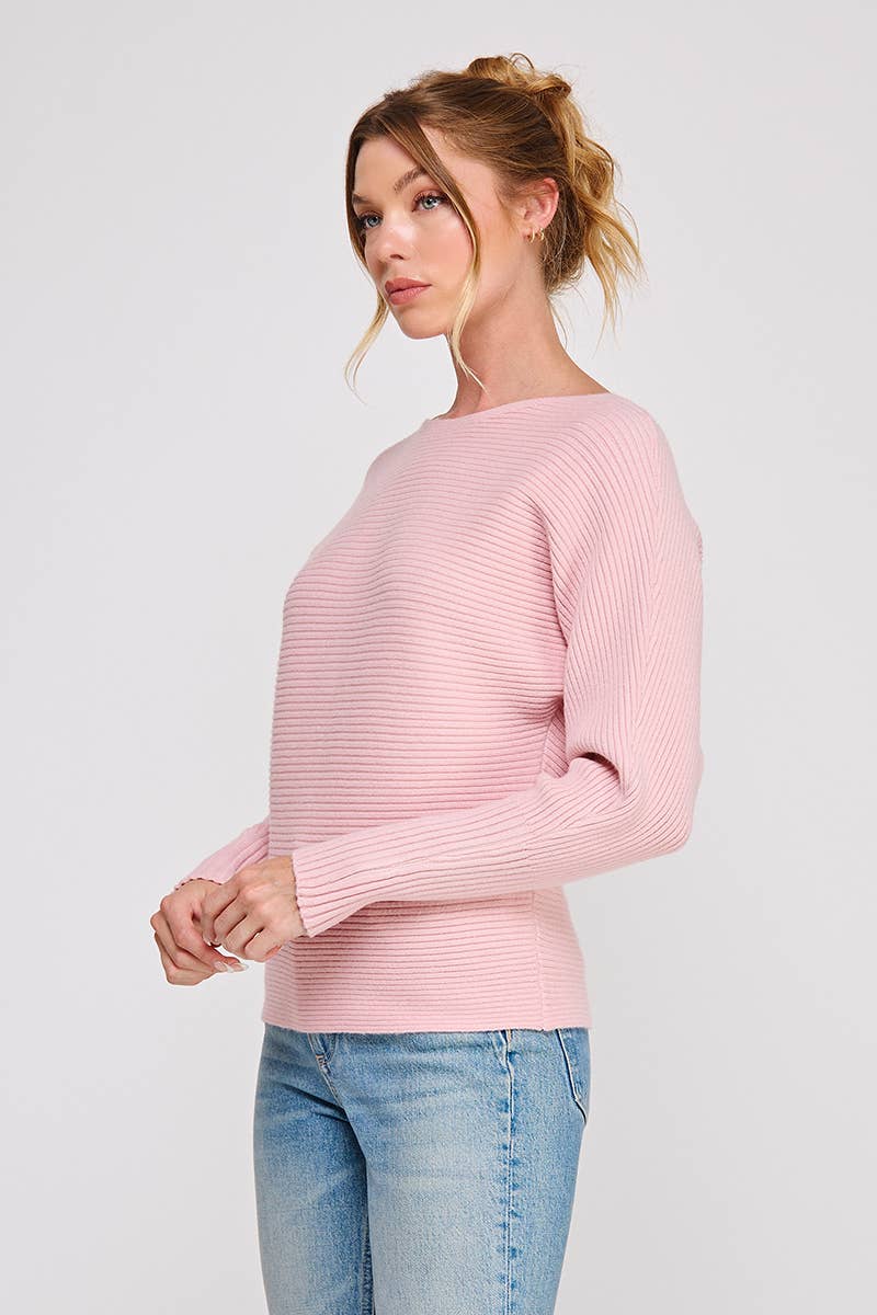 Allie Rose - Wholesale Knit Sweater - Women's - Soft Ribbed Fine Gauge Pullover Dolman5