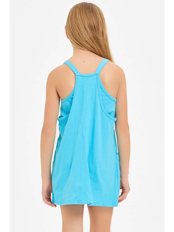 Good Girl - Wholesale Dress - Kids - Relaxed Tank Dress with Built-In Romper Lining
