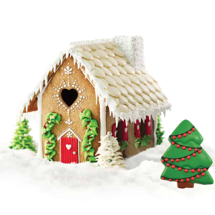R&M International - Wholesale Uitsteekvorm - Gingerbread huis bakset van 12 delen3
