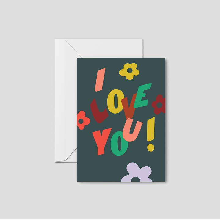 Carte de vœux All Mixed Up & In Love pour la vente par Heartfelt Hello