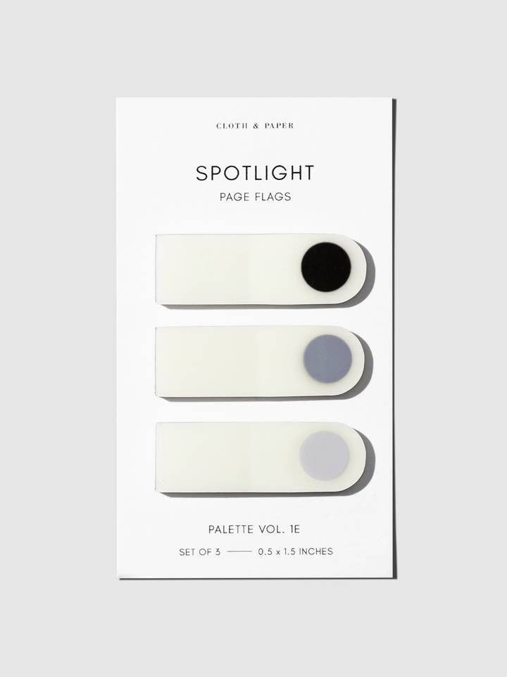 Spotlight Page Flag Set for wholesale by Cloth & Paper