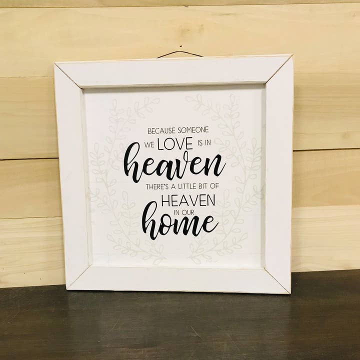 JanMichaels Art & Home – wholesale Väggskylt – JPS312 Himlen i vårt hem1