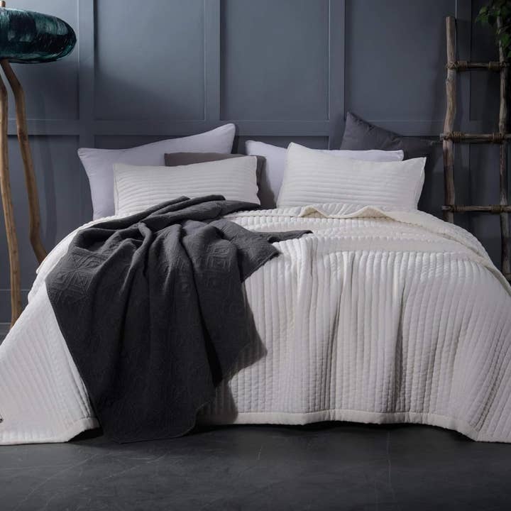 Kasentex - Vendita all'ingrosso Federe/copricuscino - Set di 2 fodere per cuscini, morbide e leggere, decorazione per biancheria da letto1