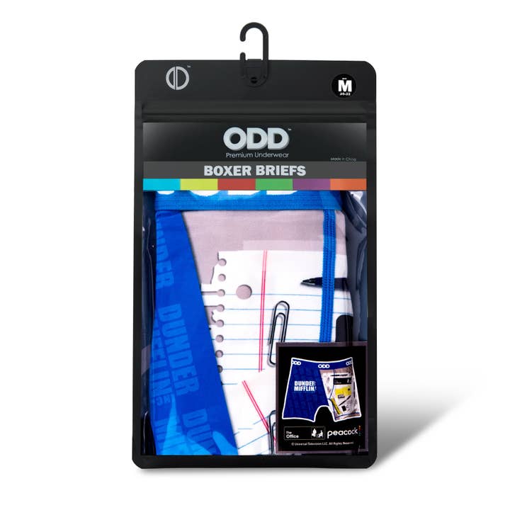 Odd Sox - Wholesale Underwear - Men's - Dunder Mifflin Split - Mens Boxer Briefs